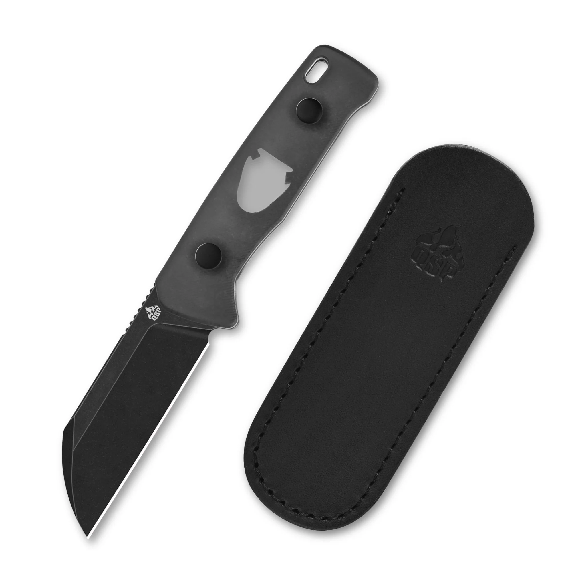 QSP Baby Penguin 14C28N blade Acrylic handle with Clip Slip sheath - Image 7