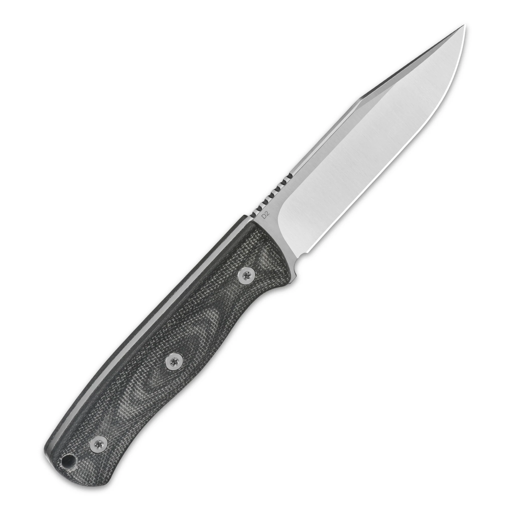 QSP Bison V2 Fixed Blade Knives Hunting knives D2 Blade Micarta handle - Image 3