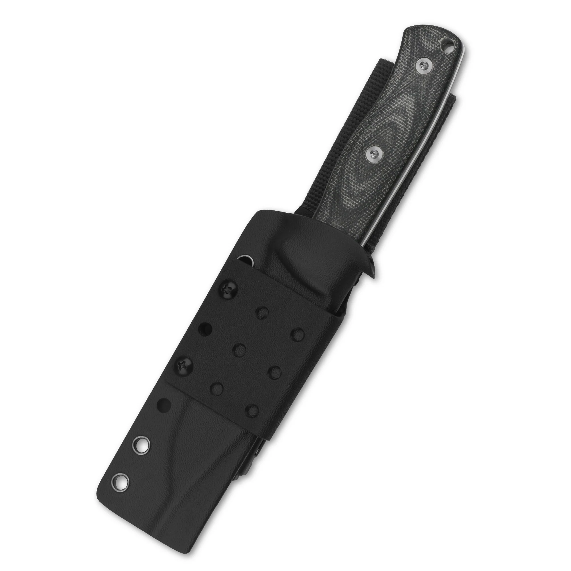 QSP Bison V2 Fixed Blade Knives Hunting knives D2 Blade Micarta handle - Image 4