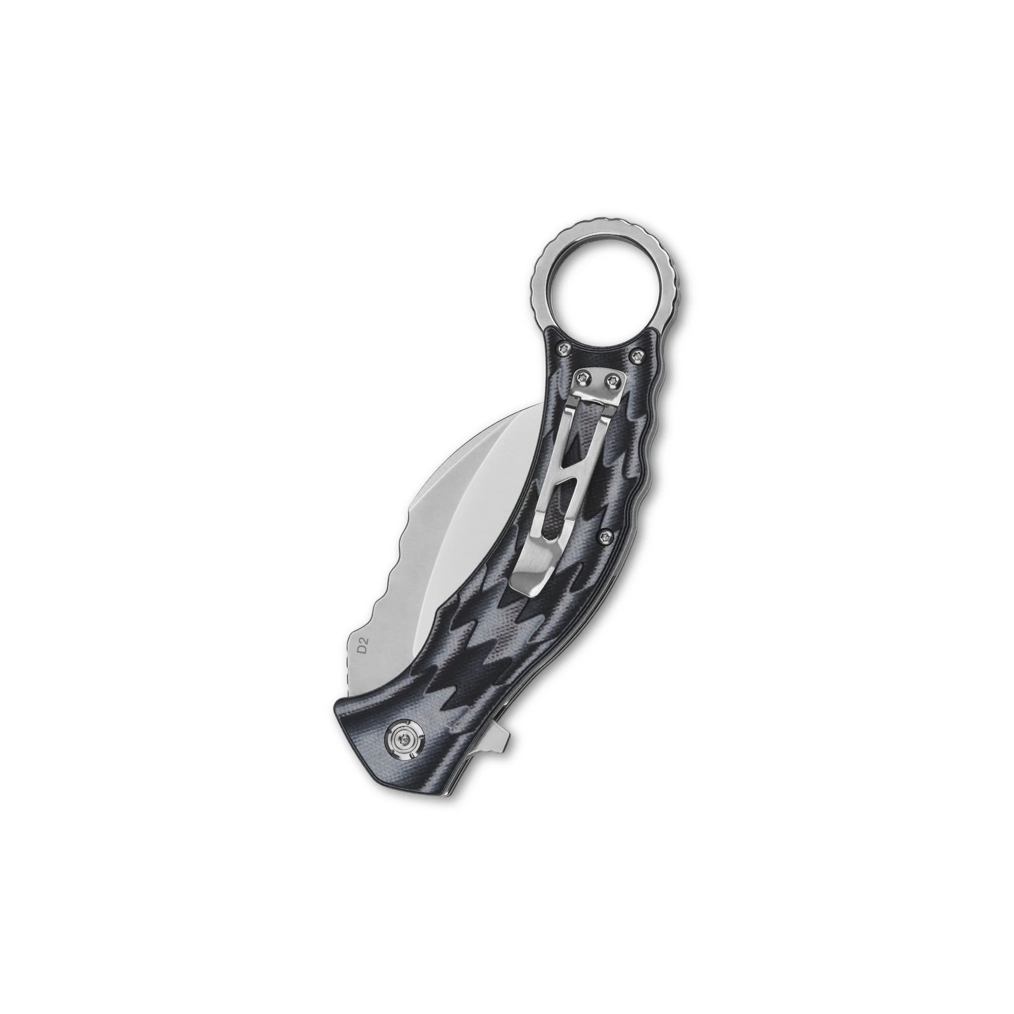 QSP Eagle Liner Lock Pocket Knife D2 Blade G10 Handle - Image 10