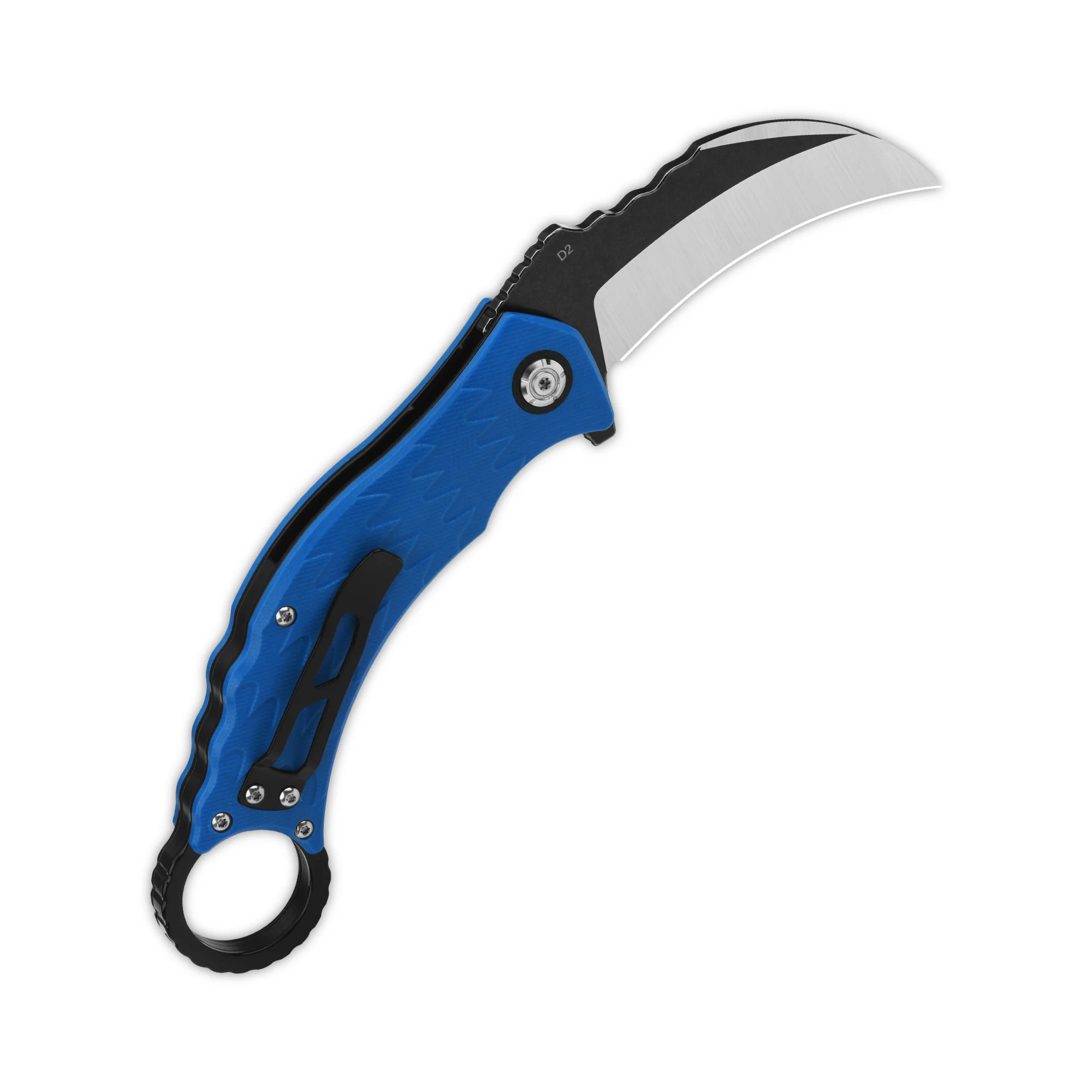 QSP Eagle Liner Lock Pocket Knife D2 Blade G10 Handle - Image 8