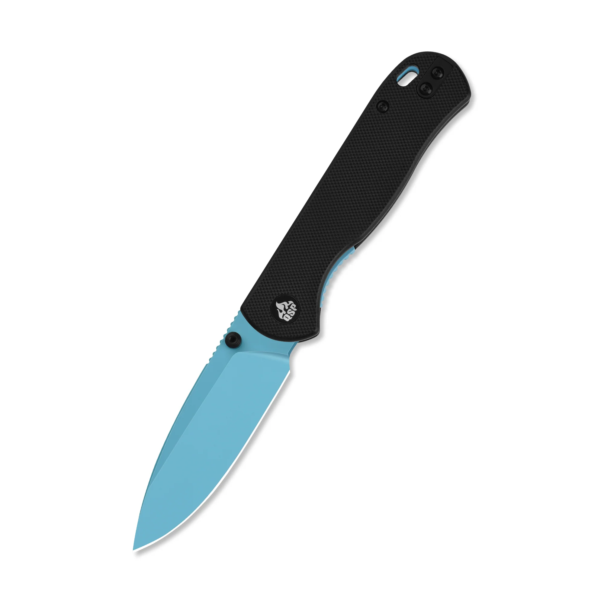 QSP Ferret Liner Lock Pocket Knife Notro V blade Black G10 handle - Image 4