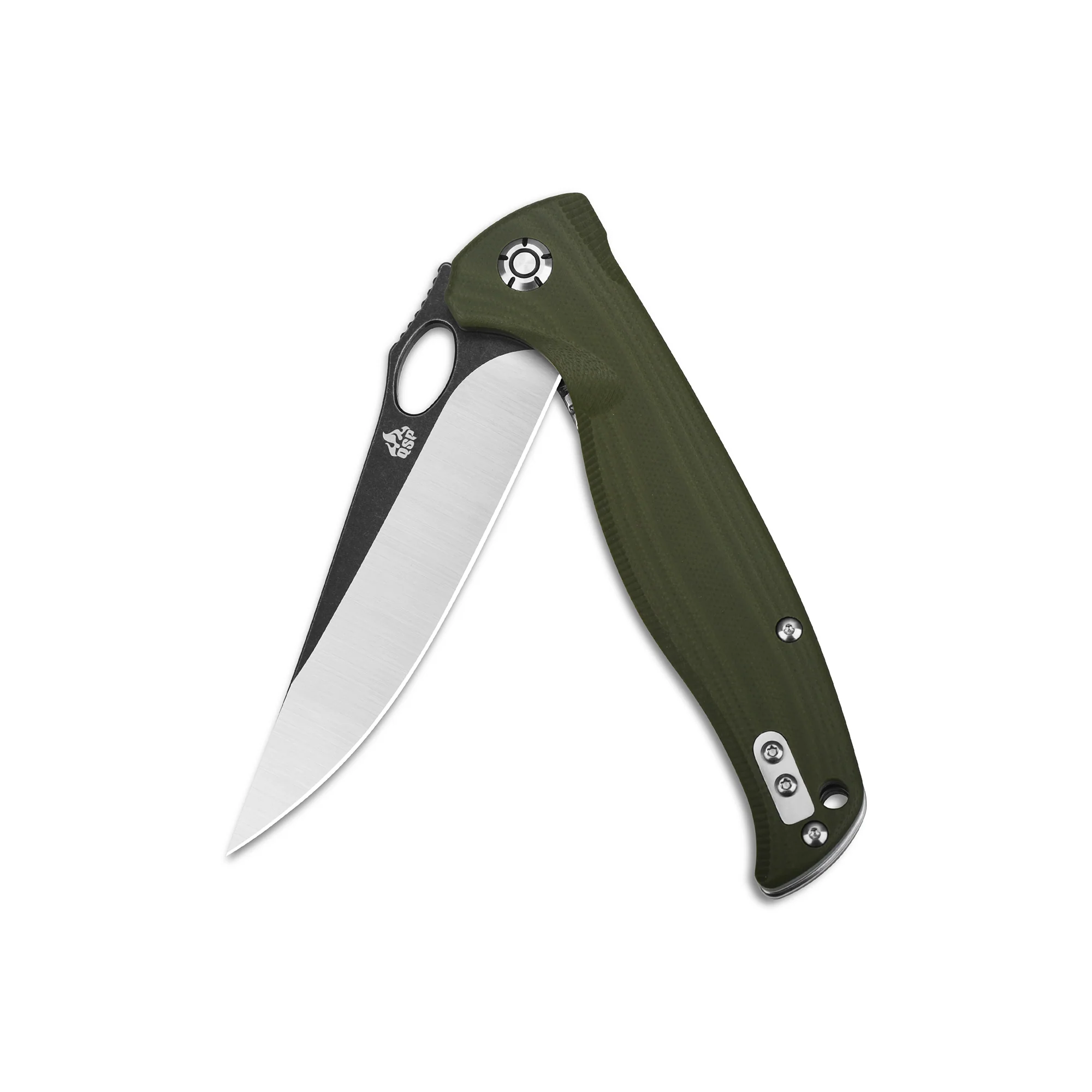 QSP Gavial Liner Lock Pocket Knife D2 Blade G10 Handle - Image 7