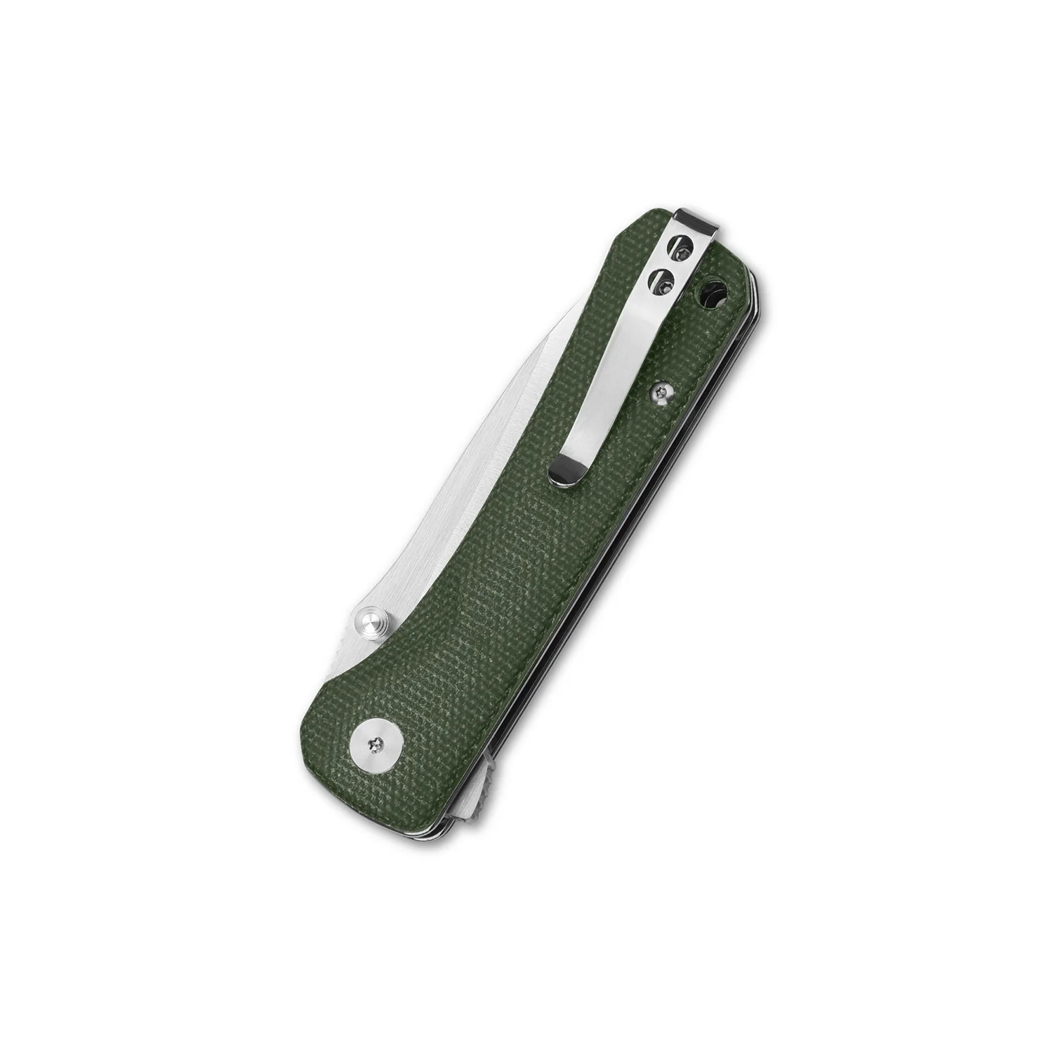QSP Hawk Liner Lock Pocket Knife 14C28N Blade with Micarta Handle - Image 6