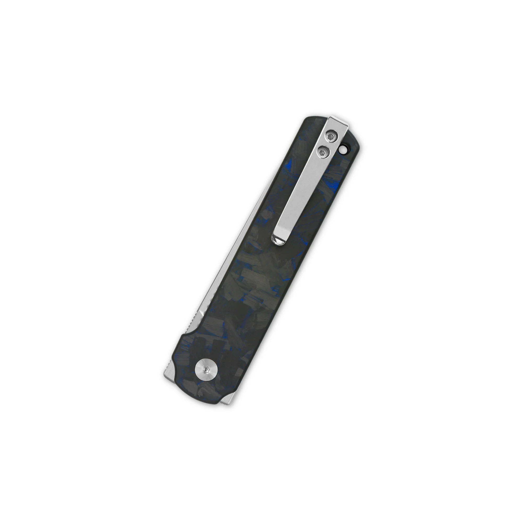 QSP Lark Pocket knife 14C28N blade Shredded CF overlay G10 handle - Image 6