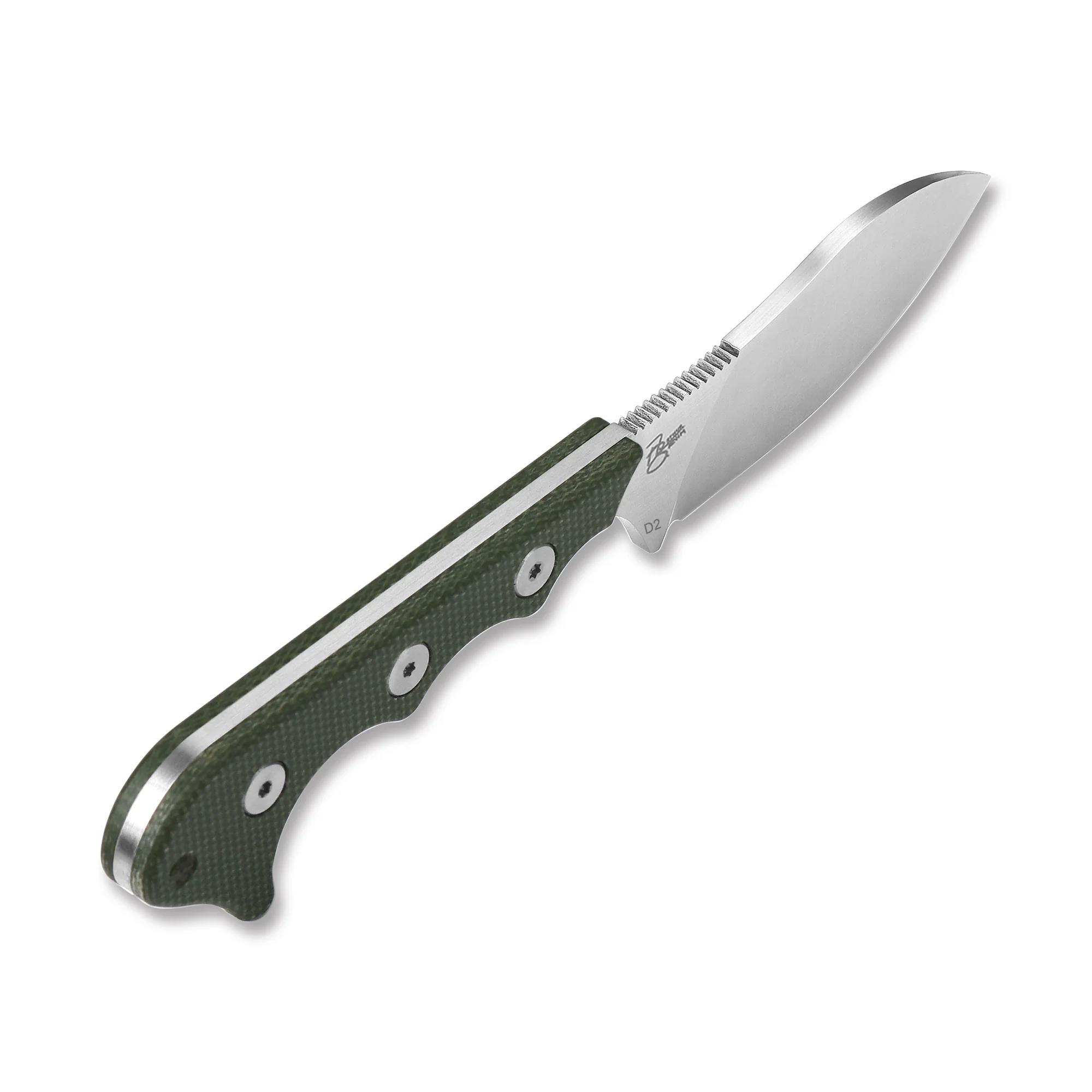 QSP Neckmuk Neck Knife D2 blade Micarta handle with Kydex sheath - Image 11