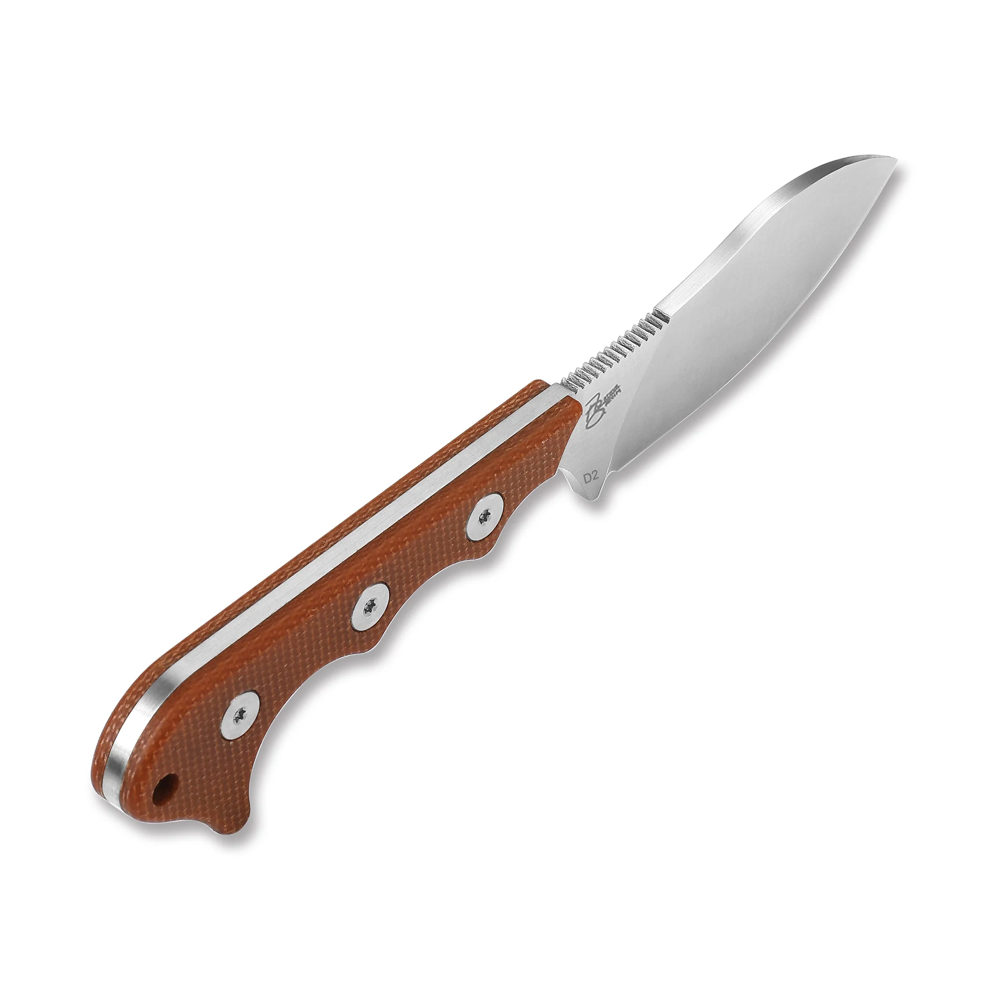 QSP Neckmuk Neck Knife D2 blade Micarta handle with Kydex sheath - Image 7