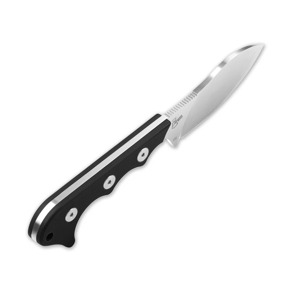 QSP Neckmuk Neck Knfie D2 blade G10 handle with Kydex sheath - Image 3