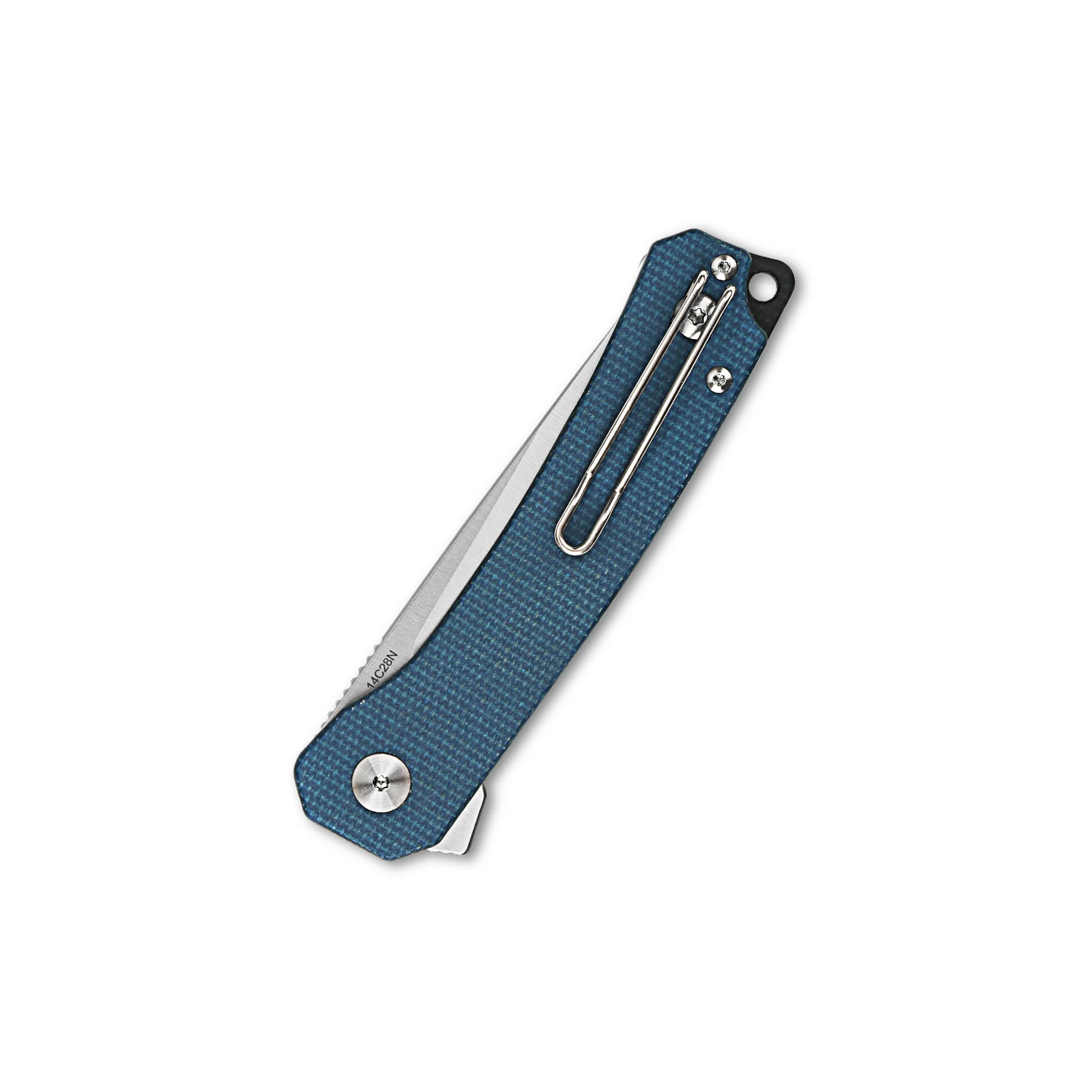 QSP Osprey Liner Lock Pocket Knife 14C28N Blade Micarta Handle - Image 6