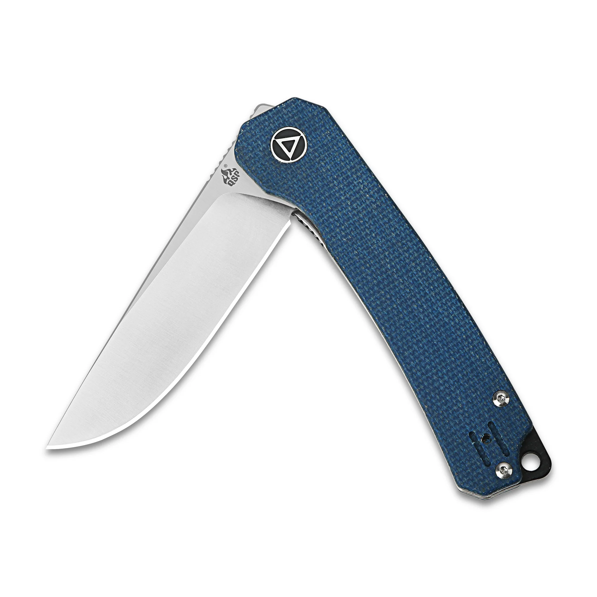QSP Osprey Liner Lock Pocket Knife 14C28N Blade Micarta Handle - Image 7
