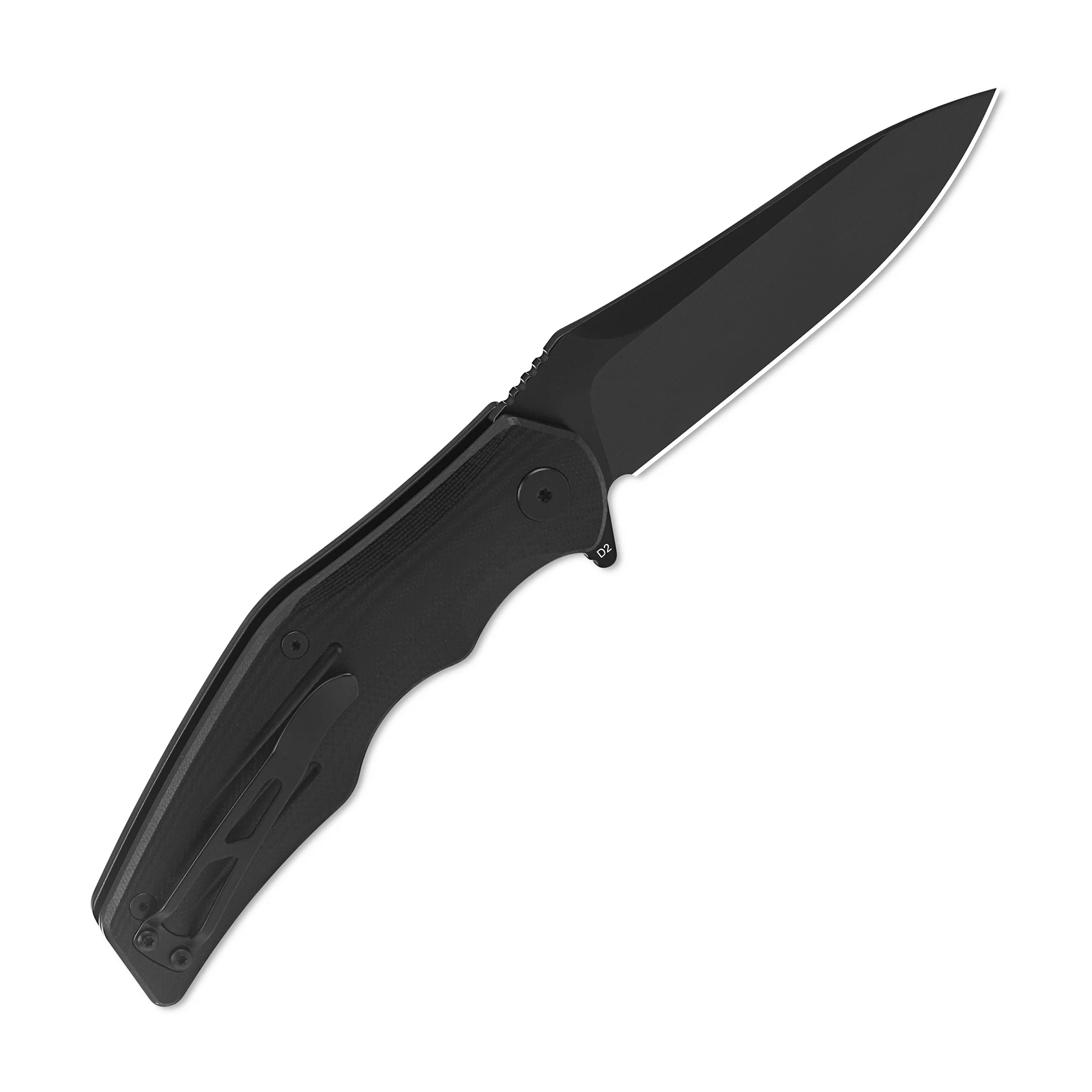 QSP Pangolin Liner Lock Pocket Knife D2 Blade G10 Handle - Image 12
