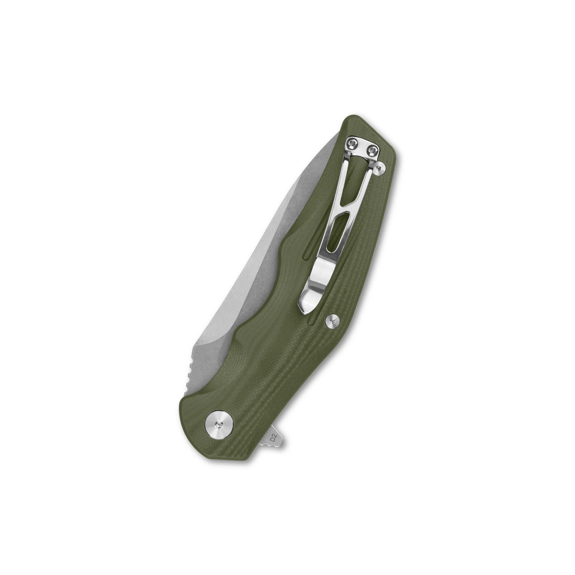 QSP Pangolin Liner Lock Pocket Knife D2 Blade G10 Handle - Image 6