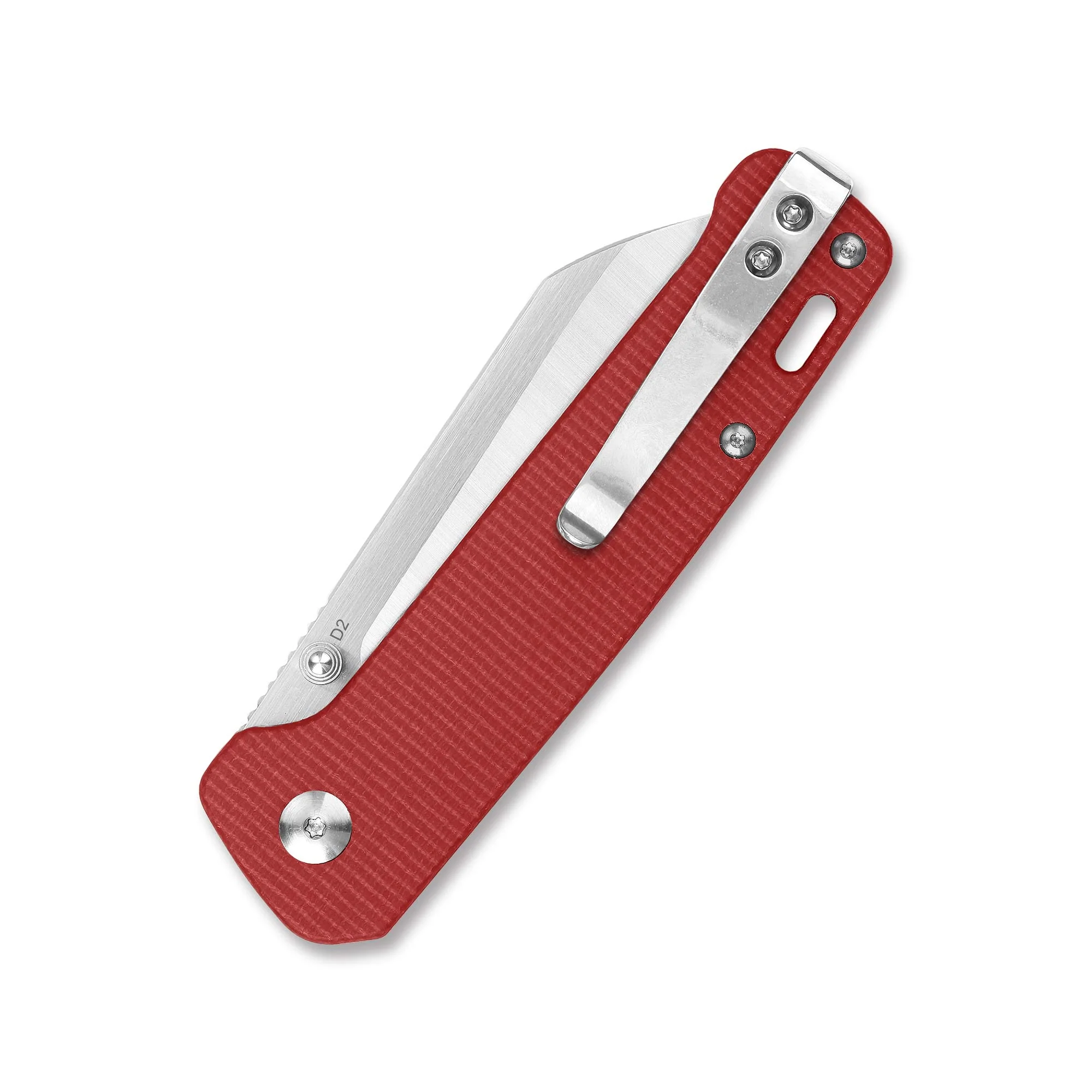 QSP Penguin Liner Lock Pocket Knife D2 blade Micarta handle - Image 10