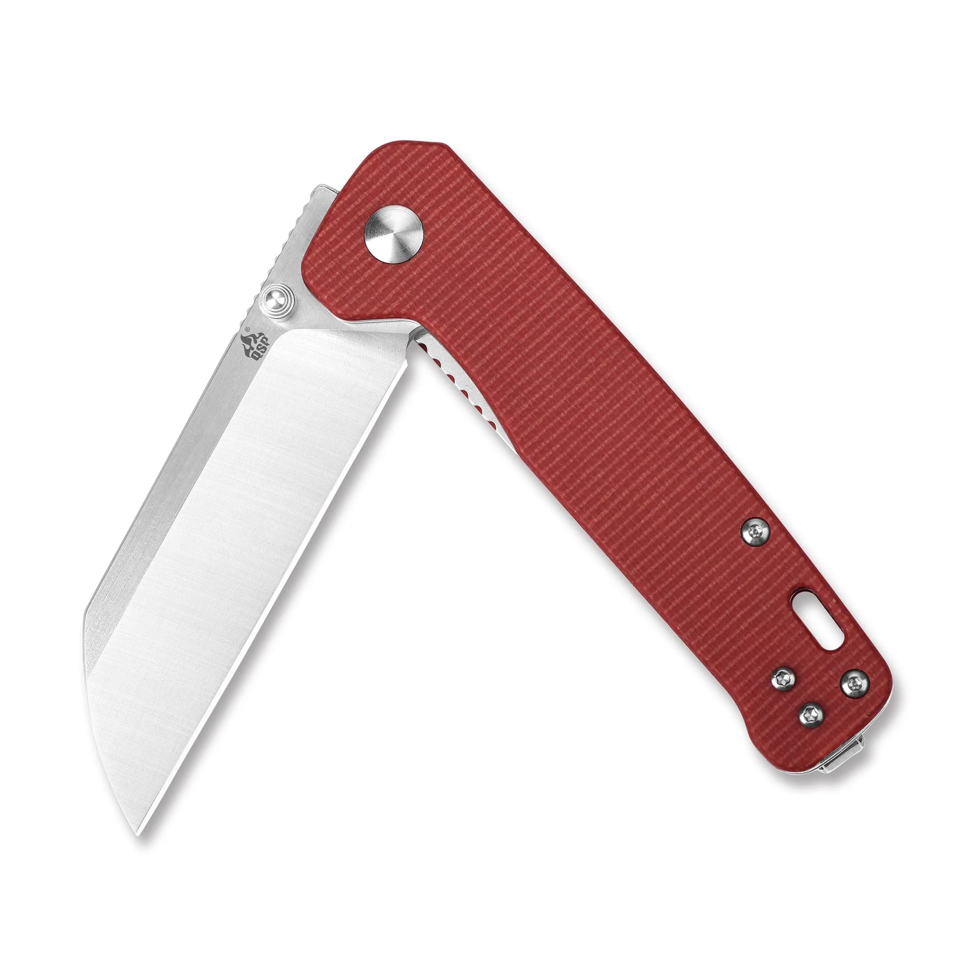 QSP Penguin Liner Lock Pocket Knife D2 blade Micarta handle - Image 11