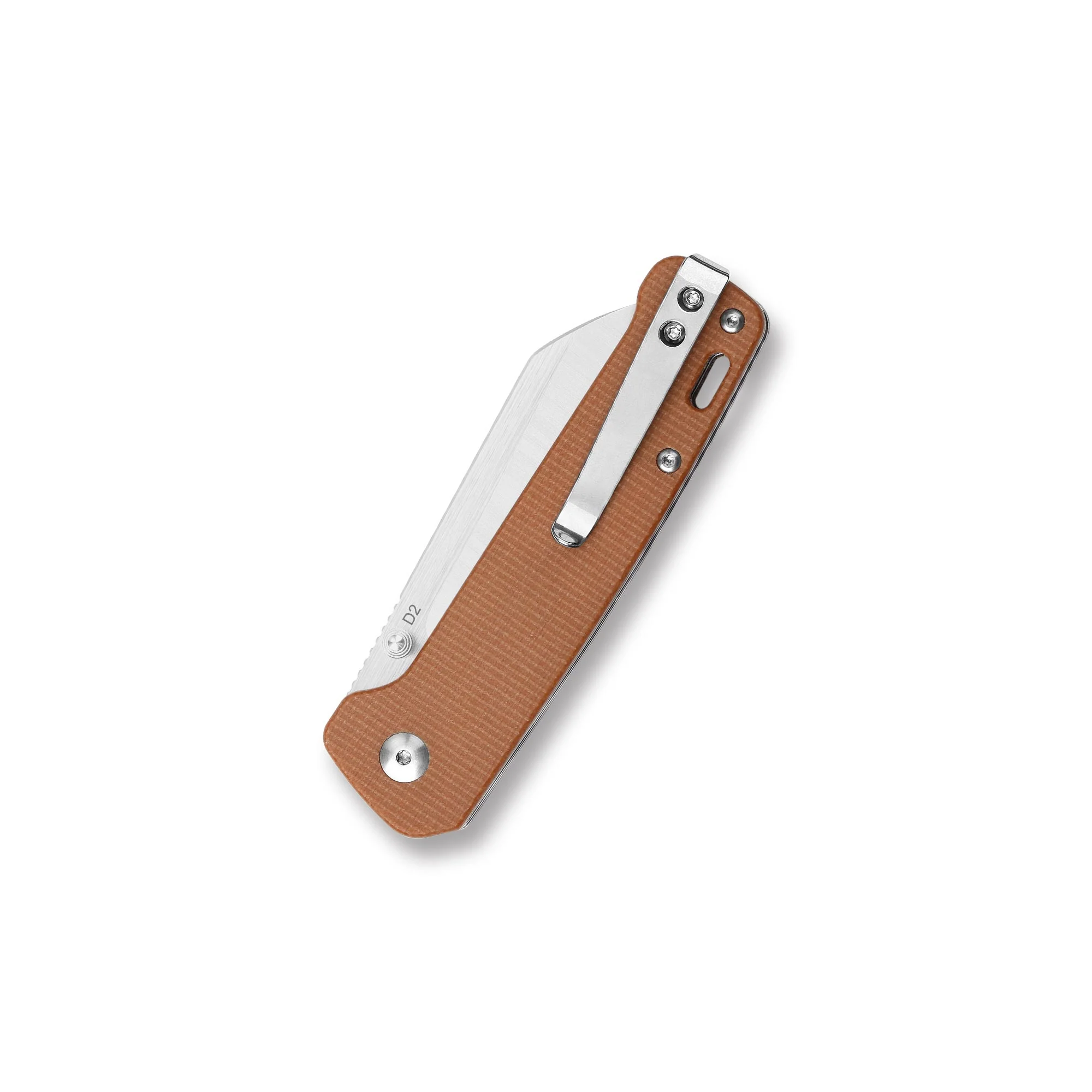 QSP Penguin Liner Lock Pocket Knife D2 blade Micarta handle - Image 22
