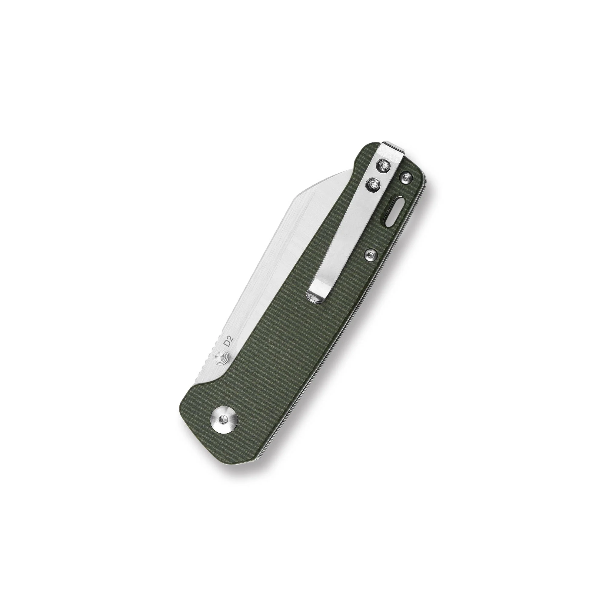 QSP Penguin Liner Lock Pocket Knife D2 blade Micarta handle - Image 6