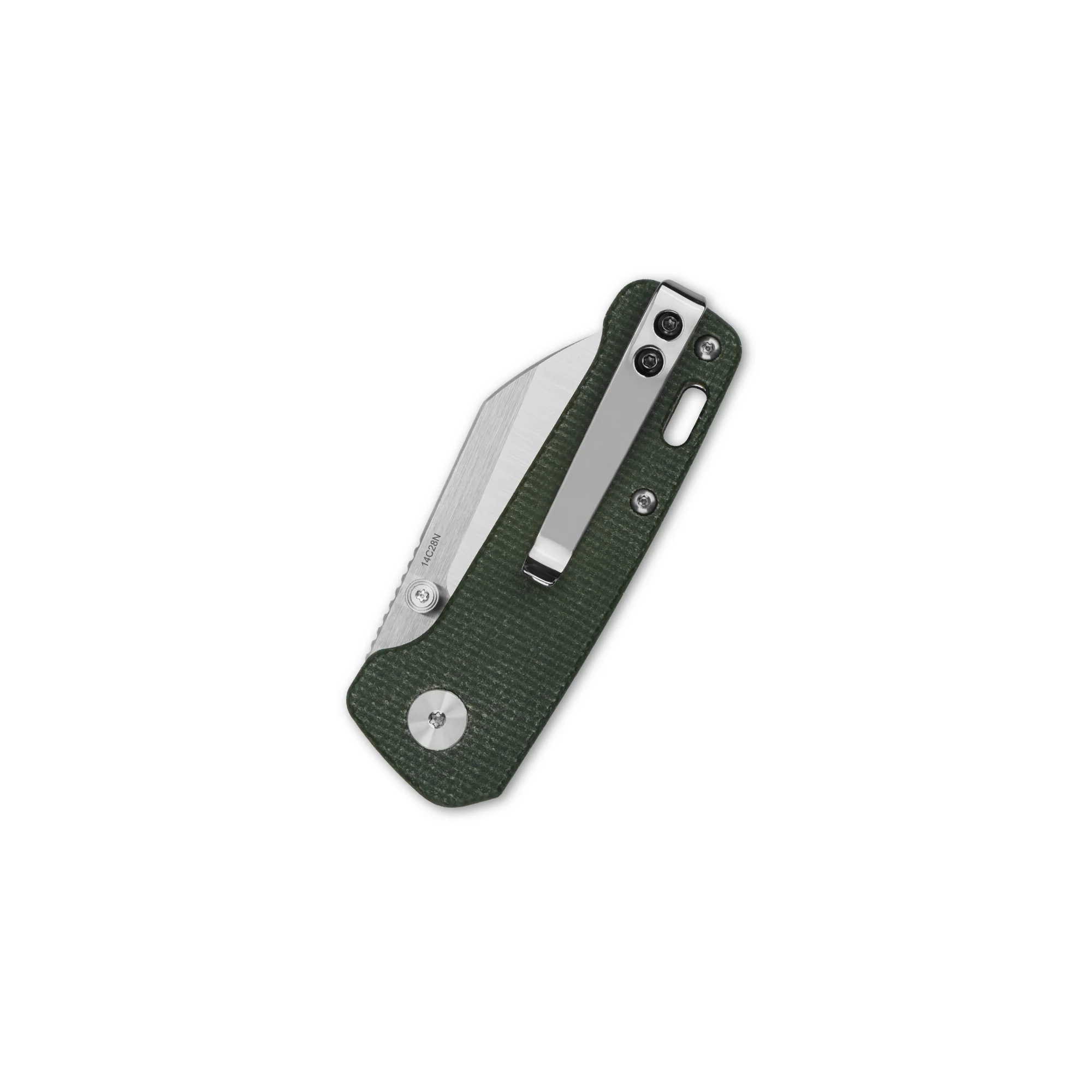 QSP Penguin Mini Liner Lock Pocket Knife 14C28N Blade Micarta Handle - Image 10