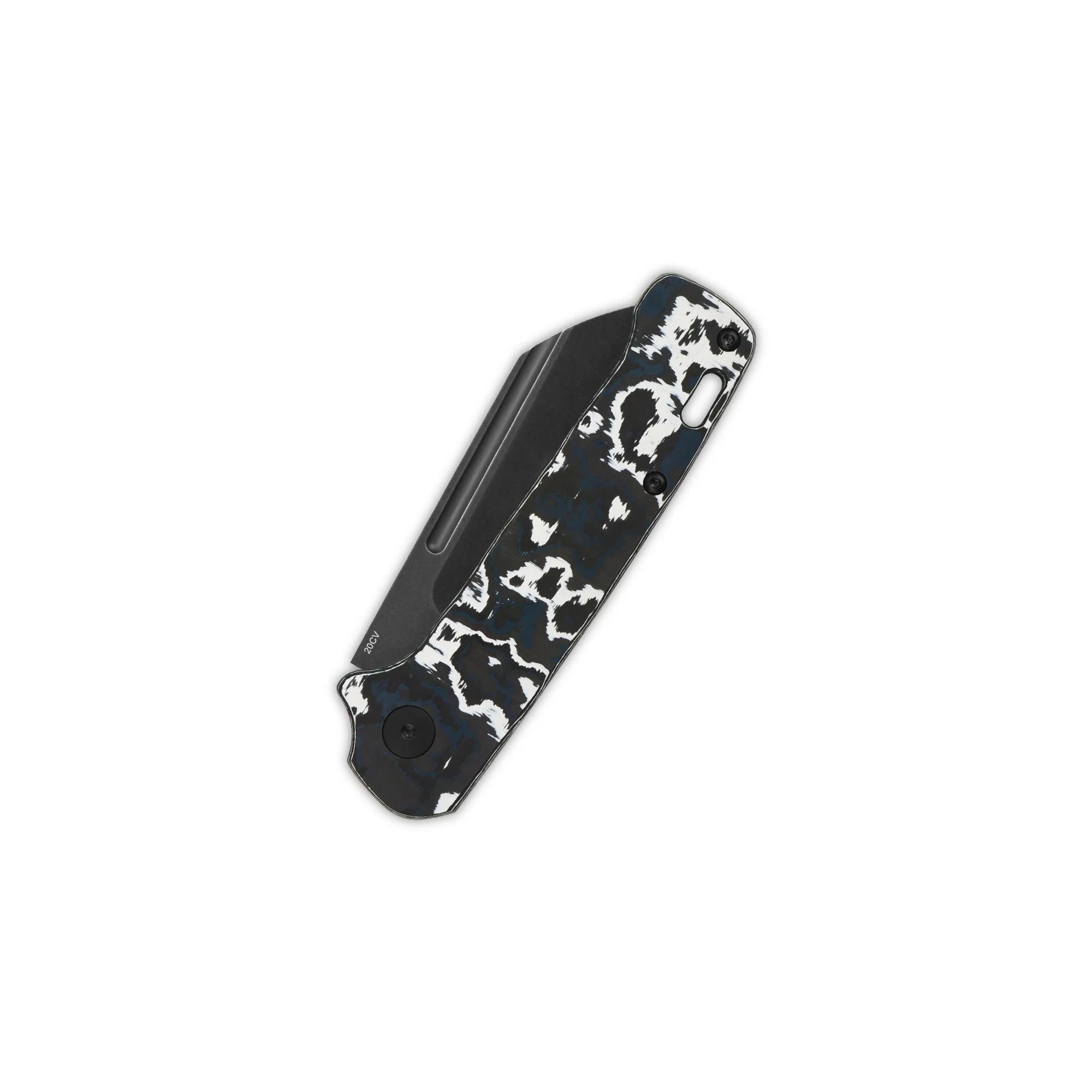QSP Penguin Slip Joint 20CV blade Fat Carbon (White Storm ) Handle - Image 6