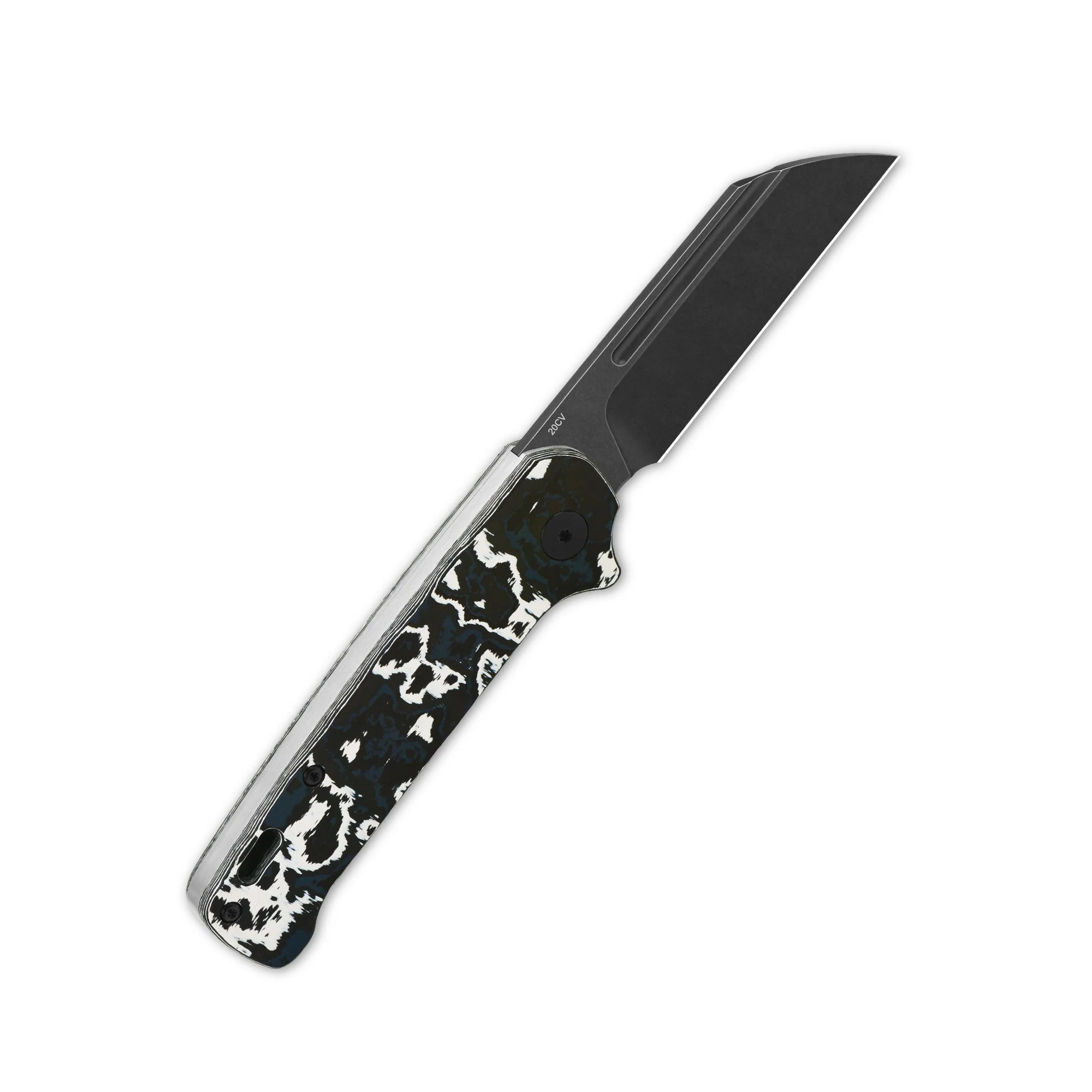 QSP Penguin Slip Joint 20CV blade Fat Carbon (White Storm ) Handle - Image 8