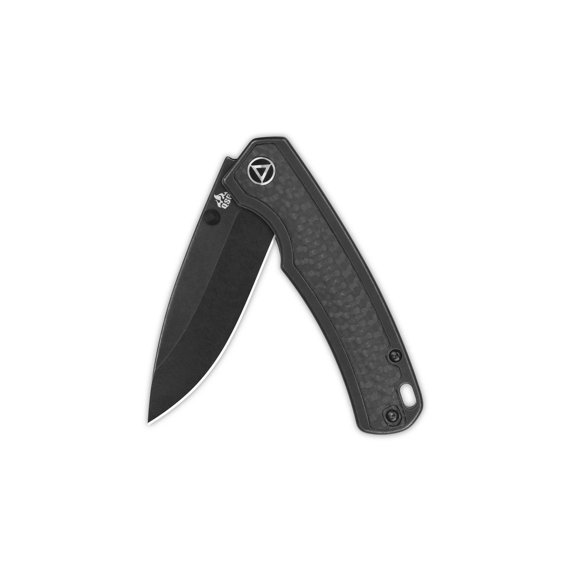 QSP Puffin Frame Lock Pocket Knife CPM S35VN Blade Titanium Handle with Carbon Fiber inlay - Image 11