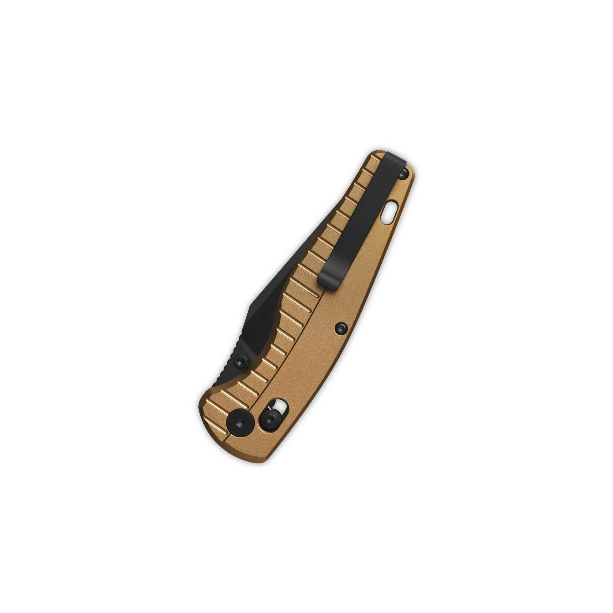 QSP Reptile Glyde Lock Pocket Knife 14C28N Blade Champagne Aluminium Handle - Image 6