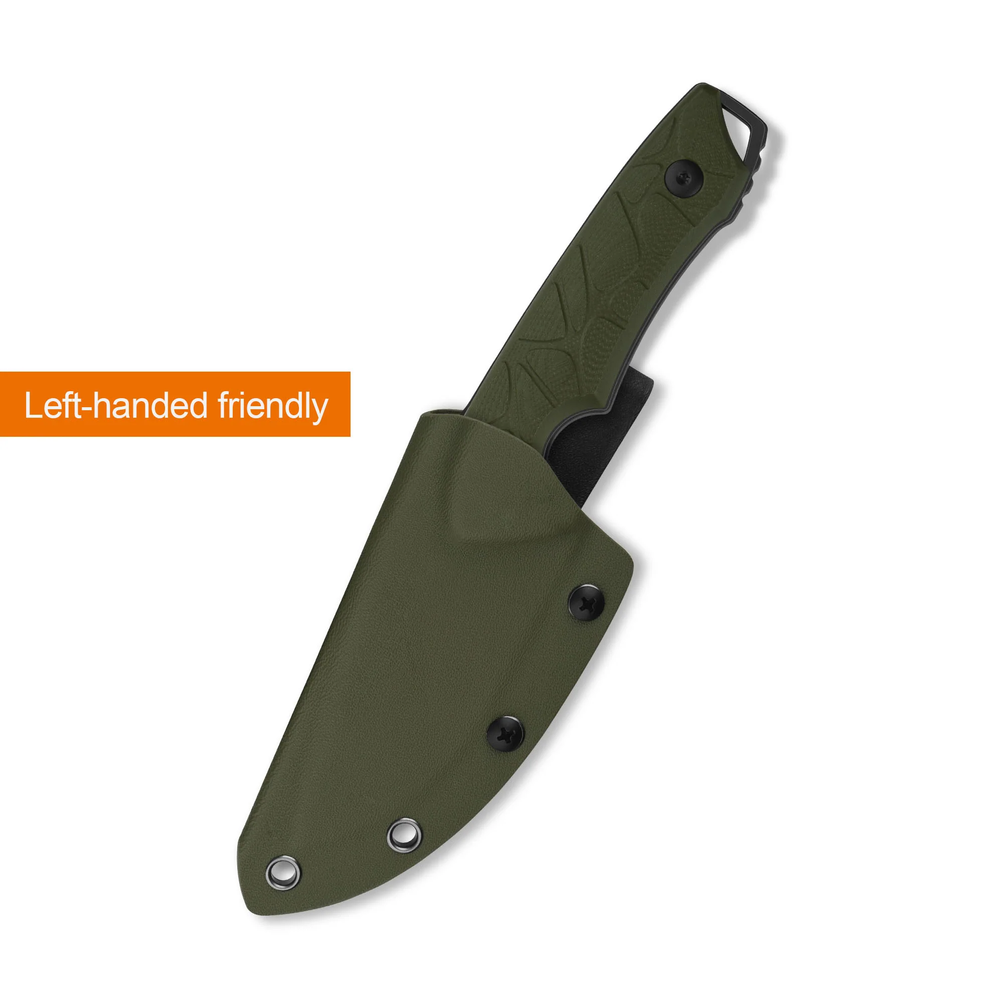 QSP Tiny TOT Fixed Blade Knife 10Cr15MoV Blade OD Green G10 Handle - Image 10