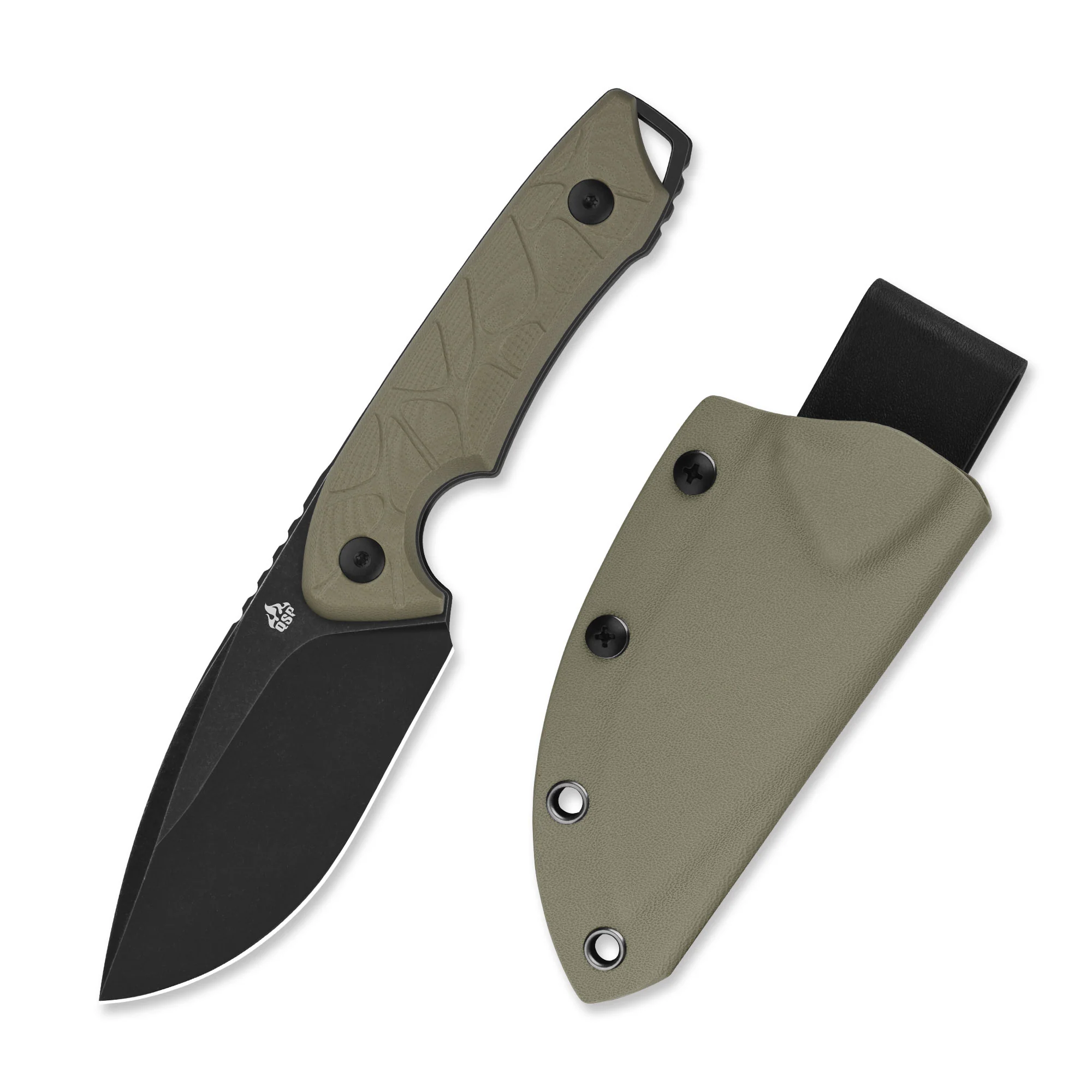 QSP Tiny TOT Fixed Blade Knife 10Cr15MoV Blade Sand G10 Handle - Image 7