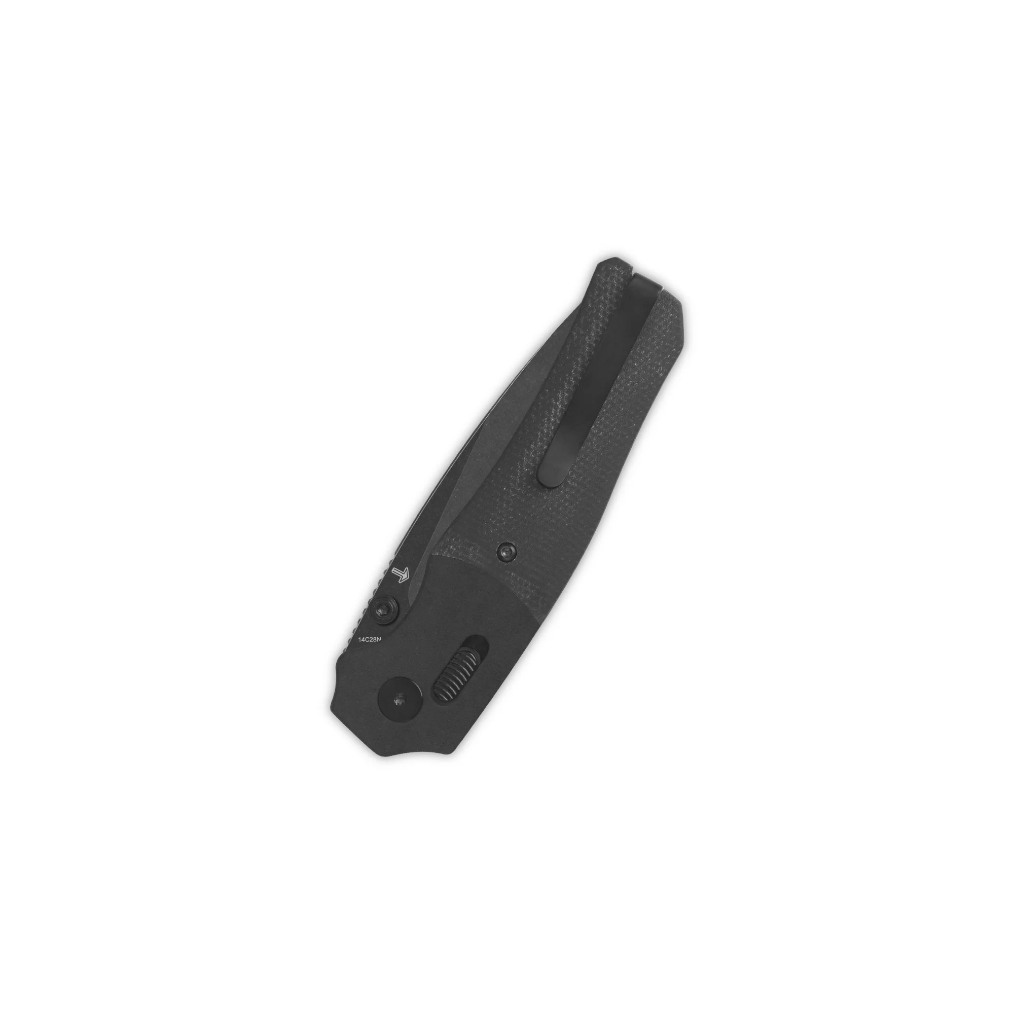 QSP Vault Glyde Lock Pocket Knife 14C28N Blade Black Micarta Handle - Image 6