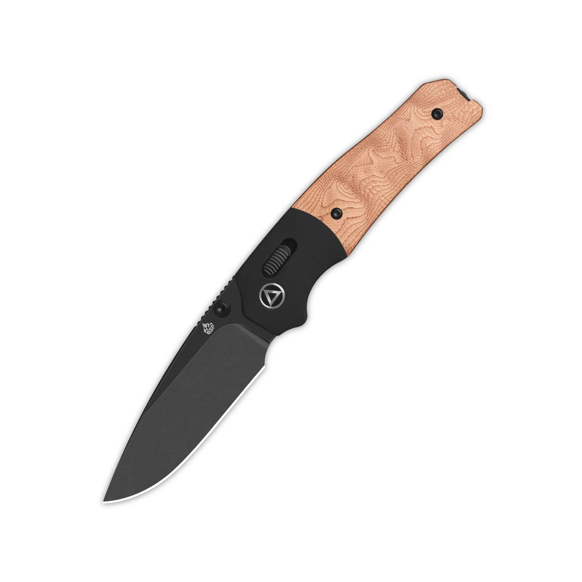 QSP Vault Glyde Lock Pocket Knife 14C28N Blade G10 with Copper Foil Handle - Image 5