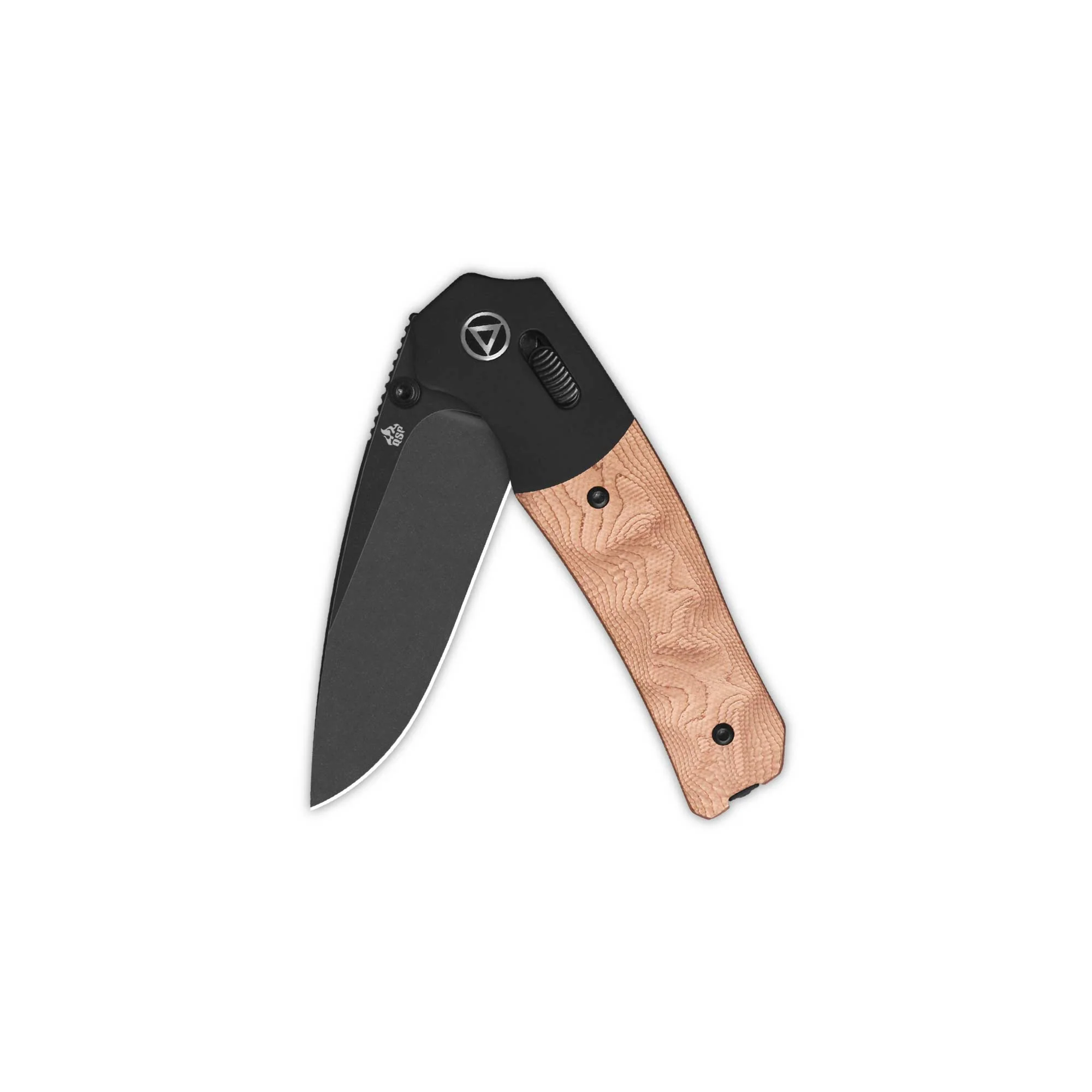 QSP Vault Glyde Lock Pocket Knife 14C28N Blade G10 with Copper Foil Handle - Image 7