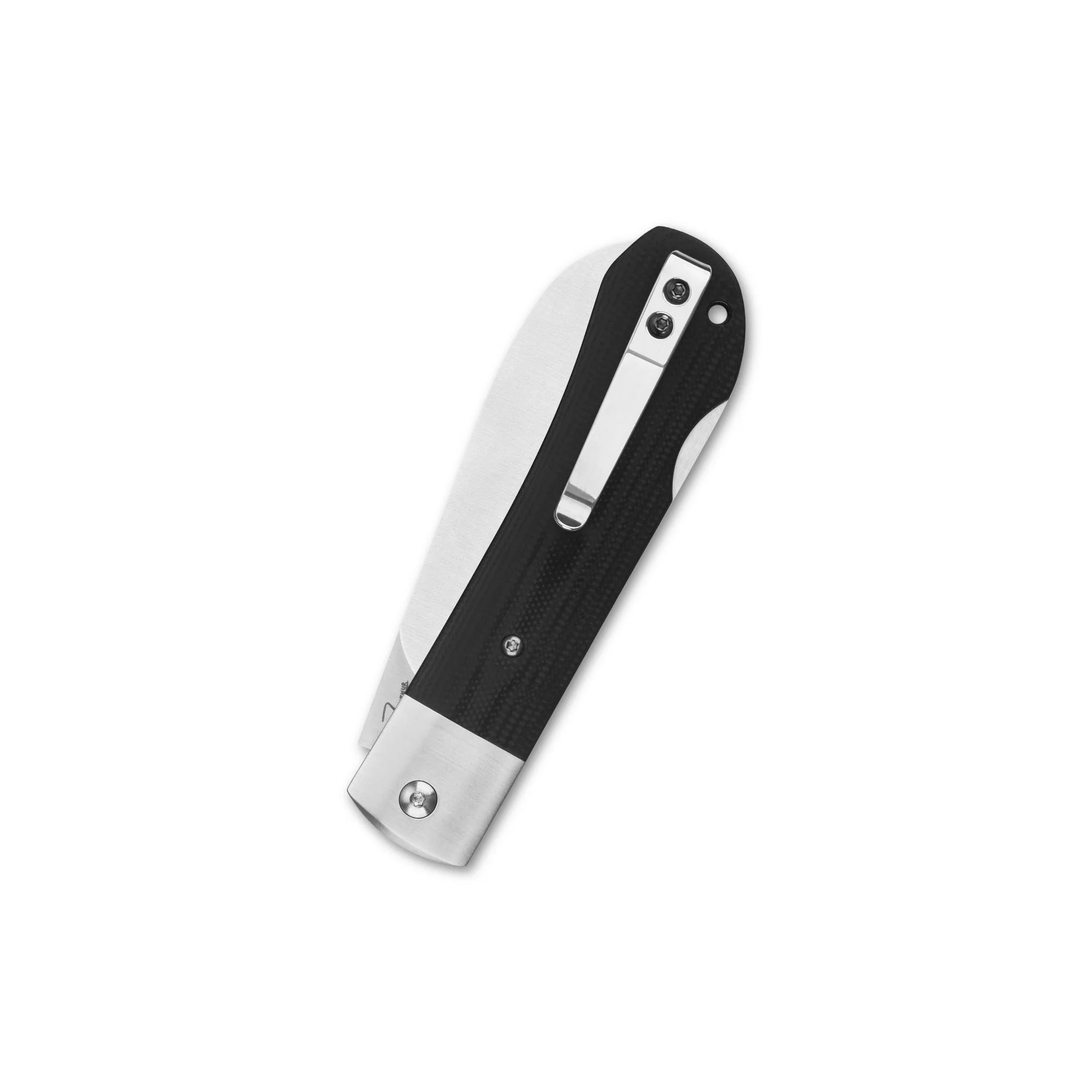 QSP Worker Lock Back Pocket Knife Böhler N690 Blade Black G10 Handle - Image 3